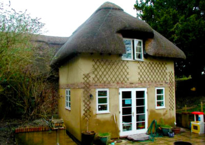 Extension and thatched roof work